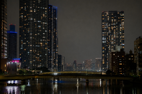 Tokyo: Nighttime SUP Cruise with Guide and Photos