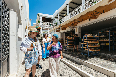 Fira : Visite guidée à pied pour les gourmets avec dégustations