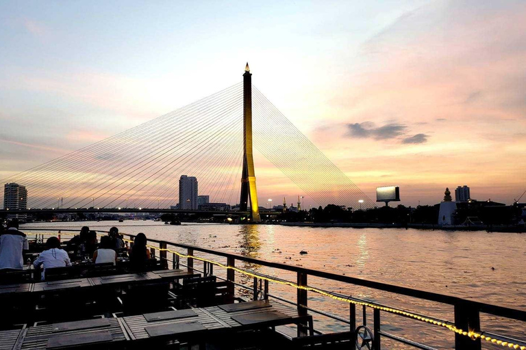 Bangkok : Cabaret Calypso et dîner-croisière avec transfert à l'hôtelVisite avec transfert privé