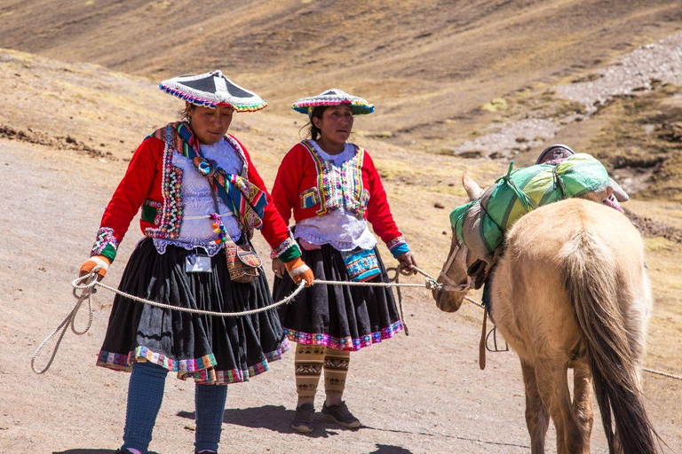 Depuis Cusco : Montagne de l'arc-en-ciel 1 jour + petit-déjeuner et déjeuner