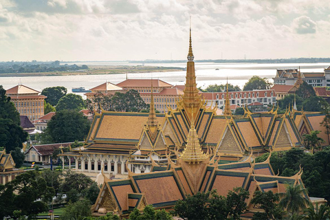 Phnom Penh: City Tour and Evening Foodie Full-Day Haft Day: Historical Tour + English Guide