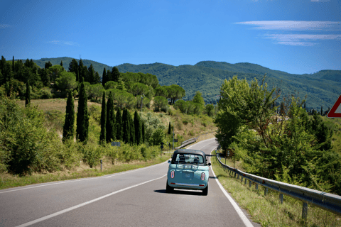 Florence: Chianti Fiat E-Car Tour with Wine Tasting & Lunch Topolino E-Car – Double Driver