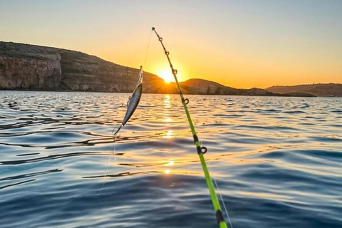 Private Fishing & Comino Boat Tour: Blue & Crystal Lagoon