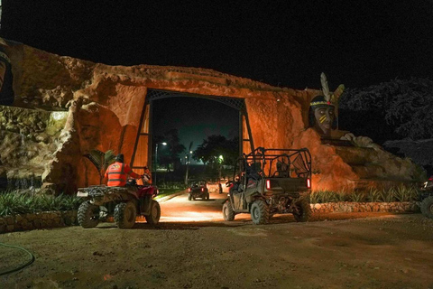 Punta Cana: Night Buggies, Cenote, Dominican Dinner, and Taino Party Punta Cana: Nighttime Buggies, Cenote, Dominican Dinner, and Taino Party