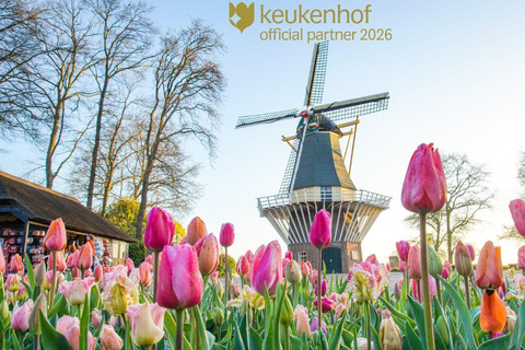 Amsterdam Schiphol Airport Shuttle Bus to Keukenhof & Entry