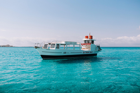 Es Trenc, Mallorca: Rondvaart, snorkelen in kristalhelder water