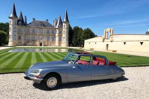 Private Luxury Wine Tour of Médoc vineyard in a Citroën DS Half-day (4 to 5H)