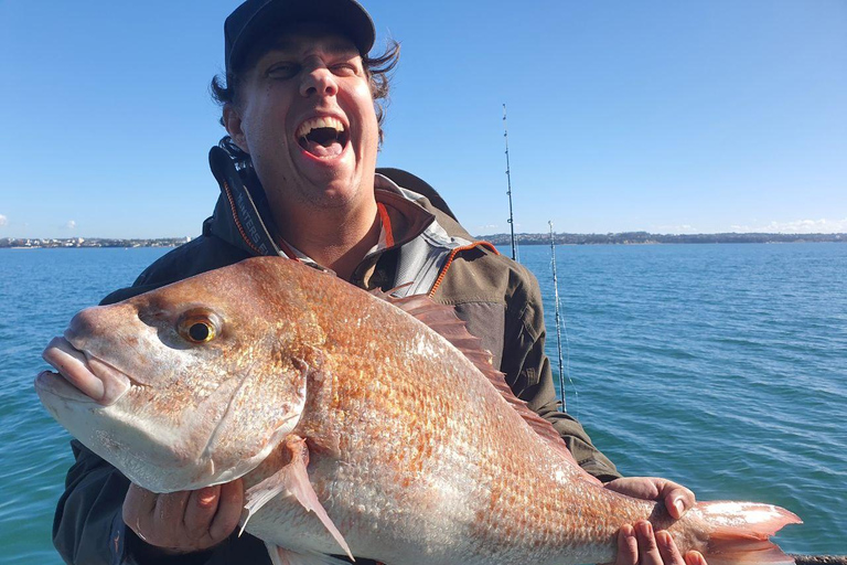 Auckland: Battuta di pesca al tramonto 17:00 - 21:30Auckland: Battuta di pesca al tramonto dalle 17:00 alle 21:30