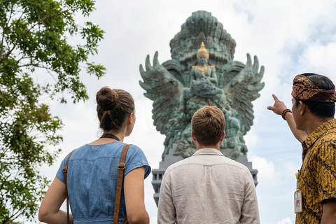 Bali: Full-Day Uluwatu Sunset, GarudaWisnu, Melasti & Kecak Group Tours from Sanur: Mcdonald Sanur Parking Meet-Up Guide