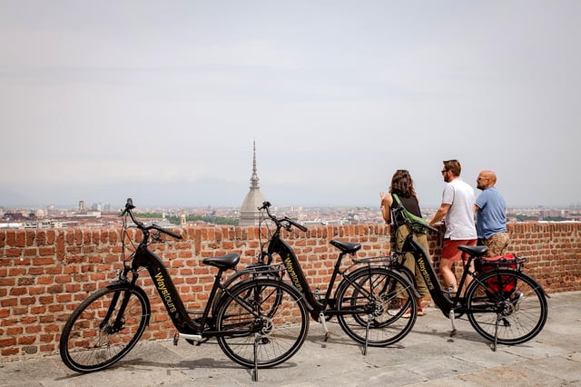 Turín: tour guiado en bicicleta eléctrica por lo más destacado de la ciudad