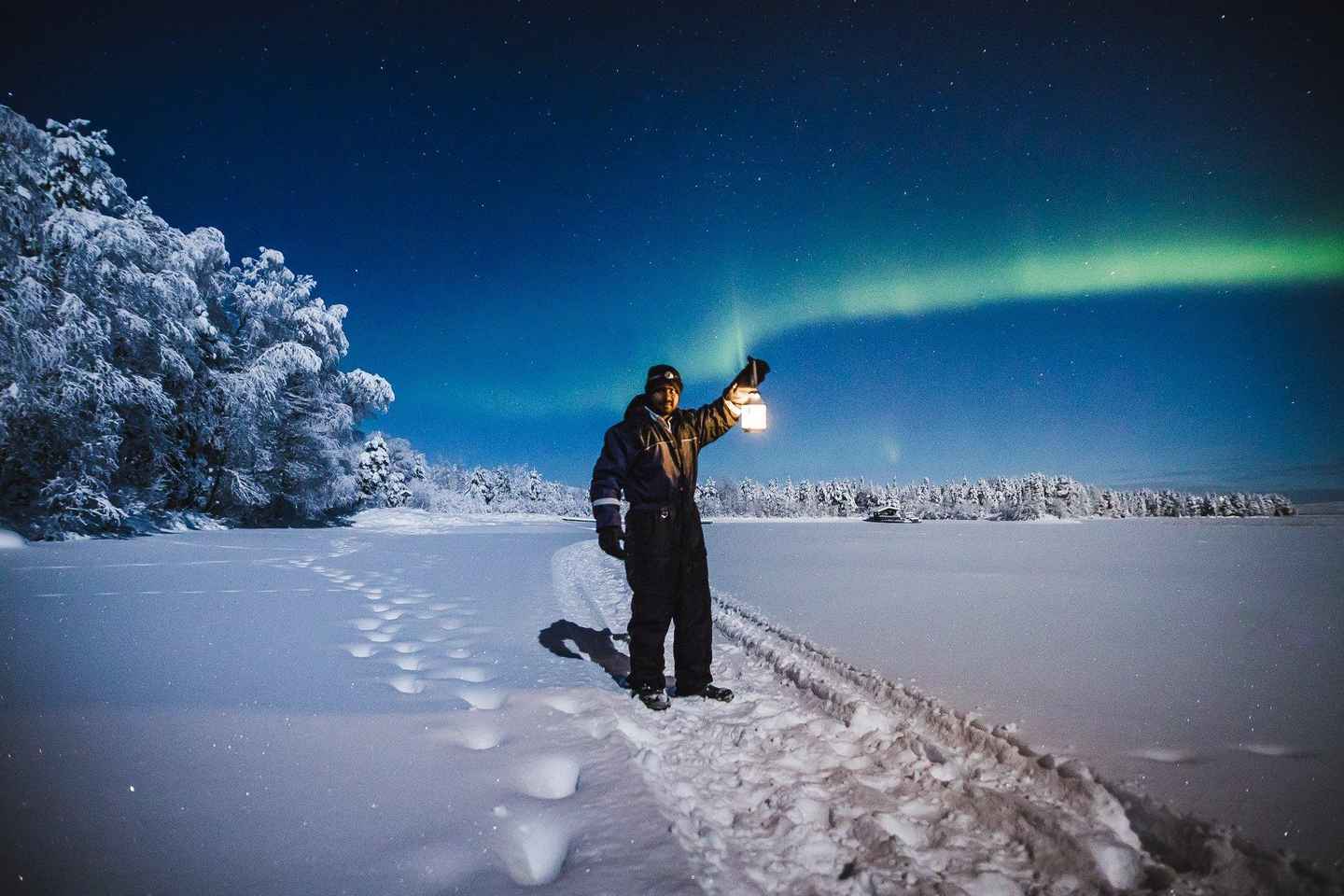 Rovaniemi: Aurora Hunting Photography Tour with Barbeque