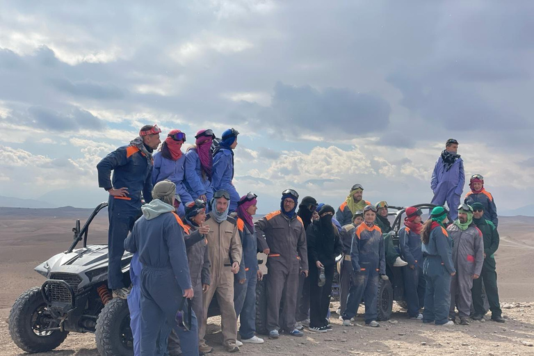 Marrakesz: Agafay Desert Dinner Show, przejażdżka na wielbłądzie, 1-godz. Buggy