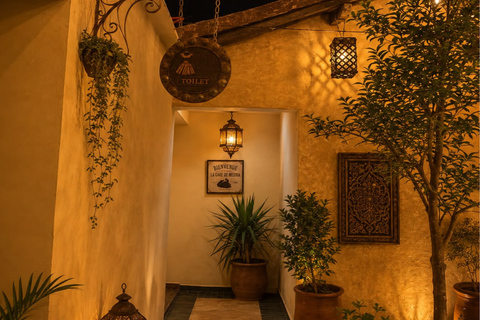 Marrakech Medina Night Tour with Rooftop Dinner
