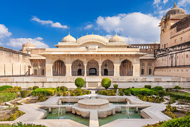 Jaipur: Personalisierte Ganztagestour mit dem Auto durch die Stadtführung mit OptionenTour mit Ac Auto, Fahrer, Tourguide, Tickets für Denkmäler