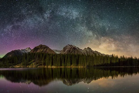 Banff: Sunset and Stars Evening Walking Tour