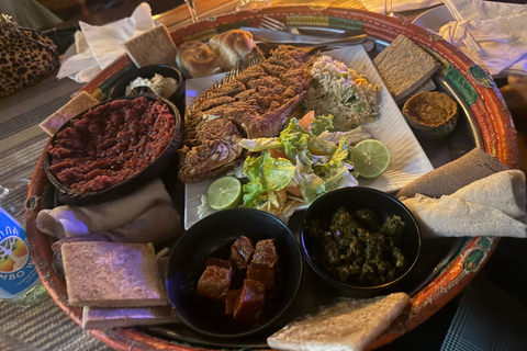 Addis Abeba: Geführte Foodtour mit Kaffeezeremonie