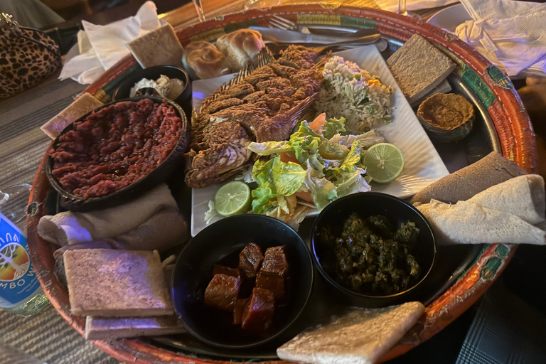 Addis Abeba: Geführte Foodtour mit Kaffeezeremonie