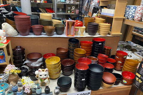 Tsukiji Fish Market+Lunch +Asakusa Tea +Akiba Maid Cafe tour