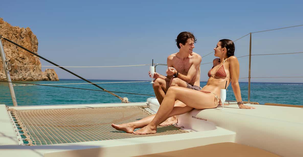 Kleftiko & Polyegos All-Inclusive Catamaran Cruise — a boat tour from Milos, Greece