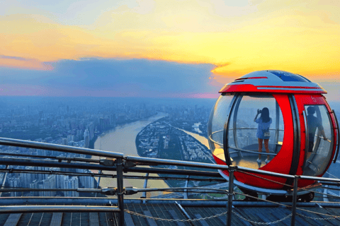 Guangzhou: Canton Tower Observation Deck and Thrill Rides 488m Outdoor Observation Ticket