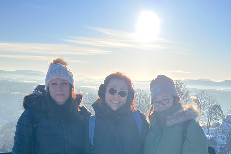 From Dresden: Winter Hike to Bohemian and Saxon Switzerland