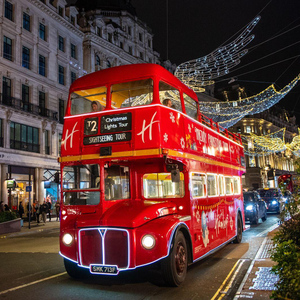 London: Christmas Lights Tour by Vintage Bus