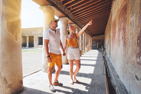 Desde Nápoles: Excursión de un día a Pompeya, Costa Amalfitana y Positano