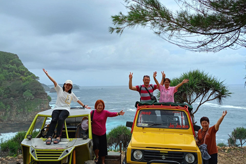 Tour de 1 día por la cueva de Jomblang y la playa de Timang.