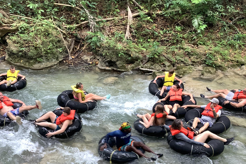 Montego Bay: Combo de cataratas del río Dunn y tubing en el río Blanco