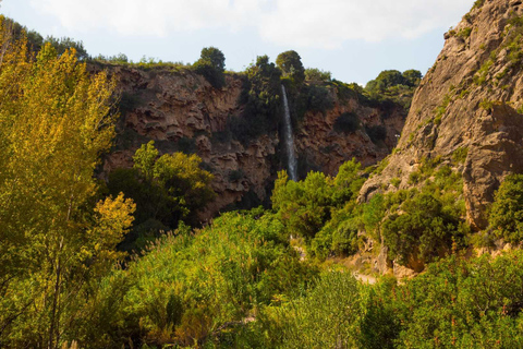Valencia: San José Caves Tour & Summer Waterfall Day Trip Caves of San Jose + Waterfall - NH Hotel Pickup