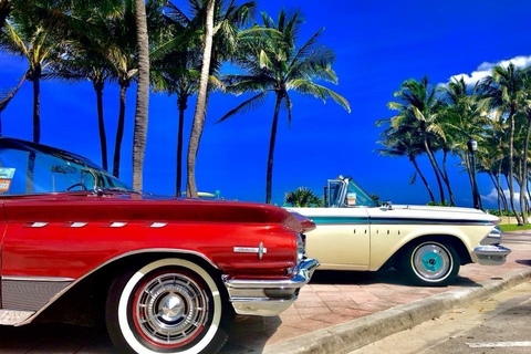 Miami Beach: 2h Classic Car Tour with Local Guide