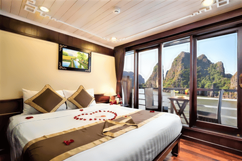 Au départ de Hanoi : Croisière 3D2N Ha Long &amp; Lan Ha Bay by Le Journey CruiseDépart de Hanoi à 8h00