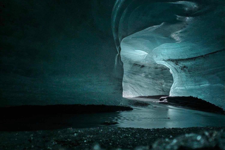 Desde Vik: Excursión al glaciar Myrdalsjokull y a la cueva de hielo de Katla