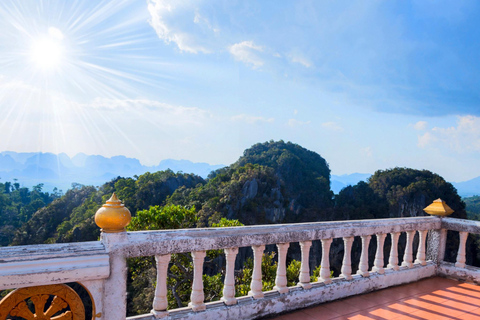 Krabi: Unieke privévaart met tijgergrot tempel &amp; cafés