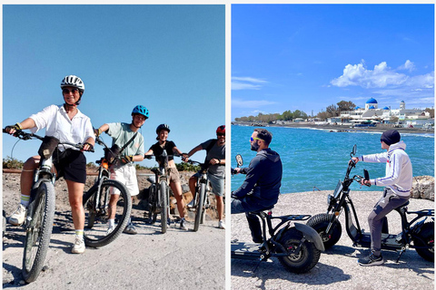 Santorini: Around the Island by Electric Bike Santorini: Around the Island by e-scooter