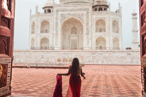 Delhi: Taj Mahal, Agra Tour am selben Tag mit Abholung und Transfer.Führer für alle Denkmäler in Agra.
