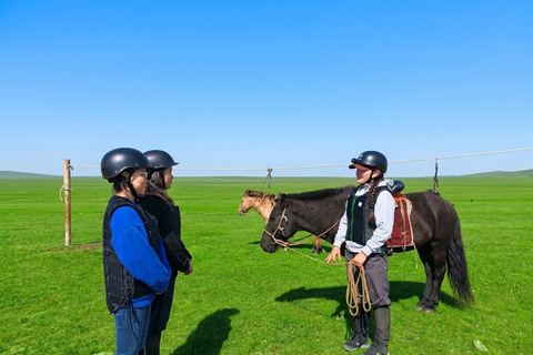 Mongolia: Horseback Riding Day Lesson and Grassland Ride