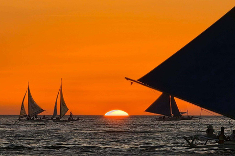 Boracay Private Island Hopping with Fishing & Island Explore Sunset Island Hopping with Fishing (4-7 Pax)