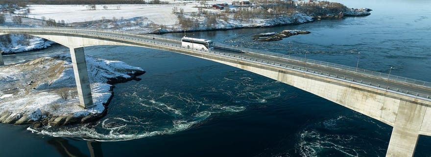 Bodø : Visite du courant de marée de Saltstraumen avec guide audiovisuel