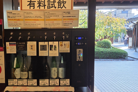 Osaka : visite privée d'une brasserie de saké avec dégustations
