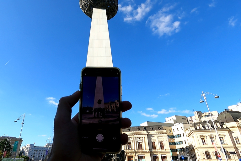 Visite à pied de la révolution de 1989 à Bucarest avec application pour smartphone