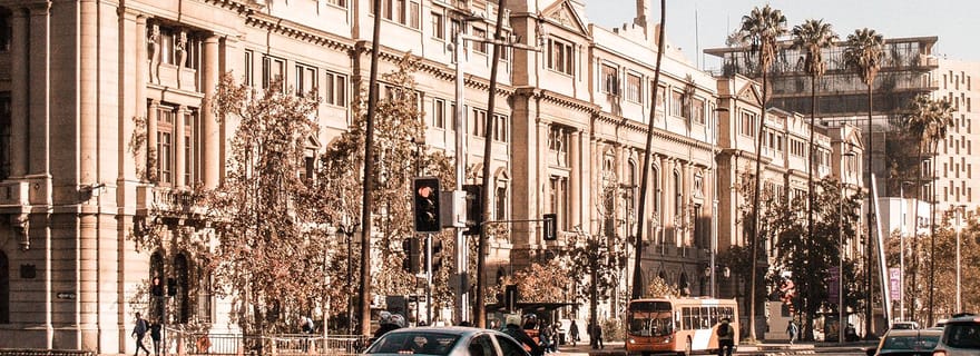 Visite du centre-ville de Santiago par un architecte