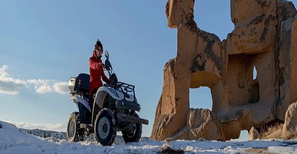 Cappadocia: ATV Sunrise or Sunset Tour with Hotel Pickup