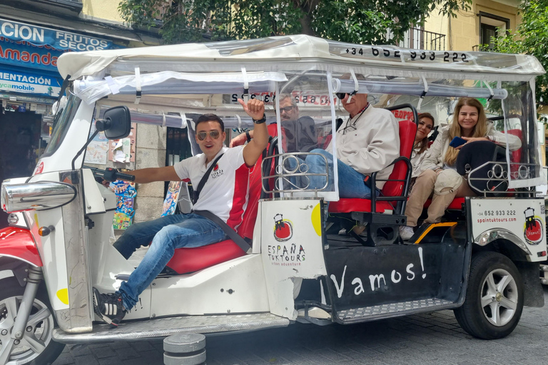 Madrid: Guided City Tour by Tuk Tuk1-hour Tuk Tuk Tour