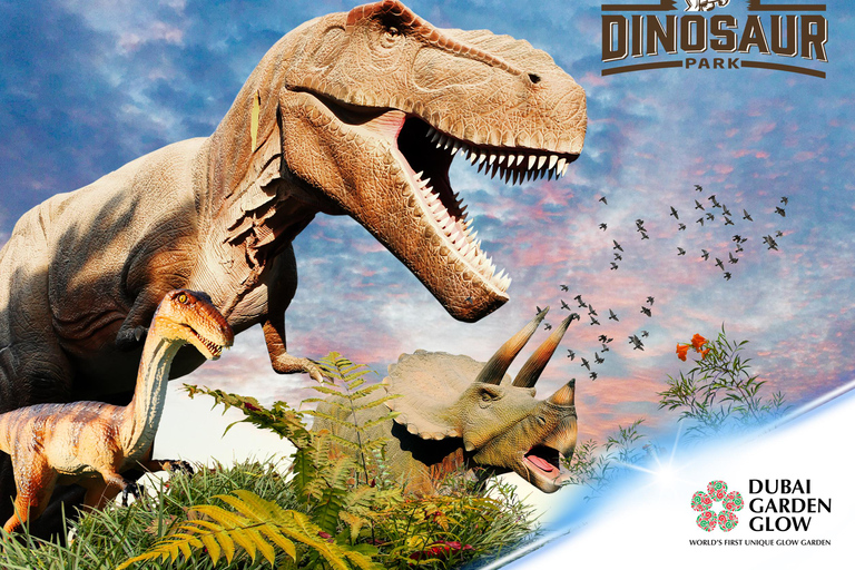 Dubai: Dubai Garden Glow Entry Ticket mit Magic Park OptionGlow Park + Dino Park + Magic Park Eintritt