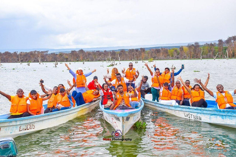 Excursion d'une journée au lac Nakuru et tour en bateau à Naivasha