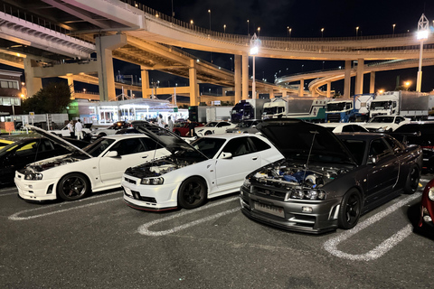 Daikoku PA et visite de Tokyo en R34 GT-R de 700 CV (visite privée)