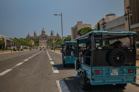 Barcelona: City Highlights Private Tuk-Tuk Tour 1,5H Barcelona City & Beach Private Tuk-Tuk Tour