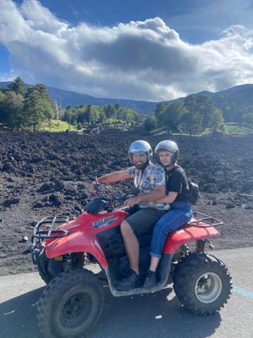 Visit 1 hour-Guided quad bike tour in Gole dell'Alcantara in Mount Etna, Sicily, Italy