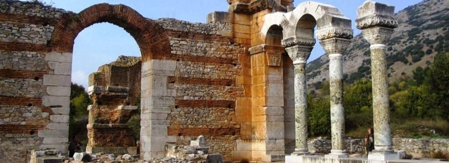 Depuis le port de Kavala : visite guidée de l'ancienne cité de Philippi et du musée
